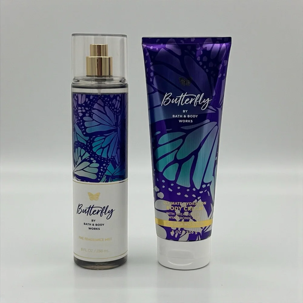 Bath & Body Works Butterfly Body Cream Gift Set NWT